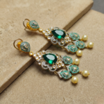 Majestic Emerald Earrings - Image 3