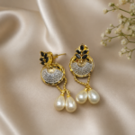 Noir Pearl Dangler Earrings
