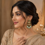 Emerald Drop Earrings - Image 2