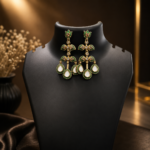 Emerald Drop Earrings - Image 4