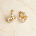 Pearl Blossom Chandelier Earrings