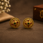 Meena Gold Stud Earrings