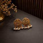 Pearl Temple Earrings