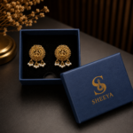 Pearl Temple Earrings - Image 3