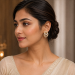 Kundan Stud Earrings - Image 2