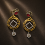 Ruby Chandbali Earrings