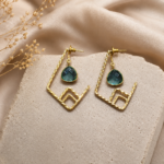 Mint Drop Earrings