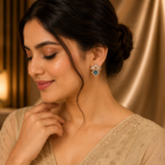 Feroza Stud Earrings - Image 2