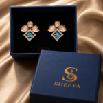 Feroza Stud Earrings - Image 3