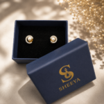 Pearl Stud Earrings - Image 3