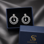 AD Circular Dangler Earrings - Image 3
