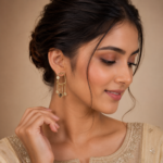 Brass Dangler Earrings - Image 2