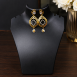 Royal Chandbali Stone Earrings - Image 4
