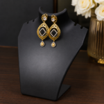 Royal Chandbali Stone Earrings - Image 5