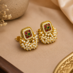 Pearl Heritage Stud Earrings - Image 3