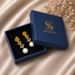 Sun Pearl Dangler Earrings - Image 4