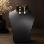 Sun Pearl Dangler Earrings - Image 5