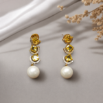 Sun Pearl Dangler Earrings