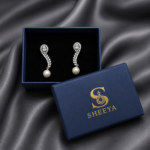 Pearl Wave Earrings - Image 3