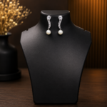 Pearl Wave Earrings - Image 4