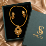 Rajvanshi Kundan Necklace Set - Image 3