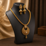 Rajvanshi Kundan Necklace Set - Image 5