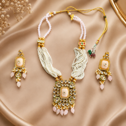 Gulbahar Pearl Necklace Set