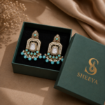 Feroza Pearl Ethnic Earrings - Image 3
