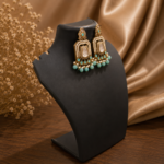 Feroza Pearl Ethnic Earrings - Image 5
