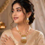 Pearl Heritage Dangler Necklace Set - Image 2