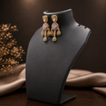 Lavender Stone Drop Earrings - Image 5