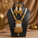 Pearl Heritage Dangler Necklace Set - Image 4