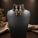 Lavender Stone Drop Earrings - Image 4