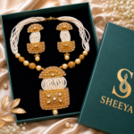 Pearl Heritage Dangler Necklace Set - Image 3