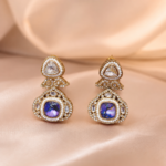 Amethyst Glow Stud Earrings