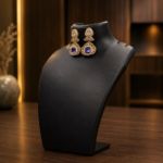 Amethyst Glow Stud Earrings - Image 5
