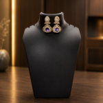 Amethyst Glow Stud Earrings - Image 4