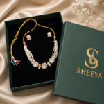 Layered Pearl Kundan Choker - Image 3