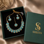 Feroza Pearl Fancy Necklace Set - Image 3
