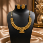 Temple Gold Necklace Set - Image 4