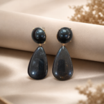 Black Drop Earrings