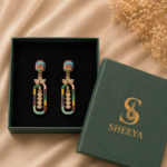 Multi Colour Dangler Earrings - Image 3