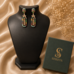 Multi Colour Dangler Earrings - Image 4