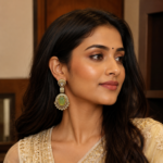 Mint Stone Earrings - Image 2