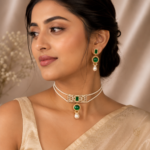 Emerald Pearl Choker - Image 2