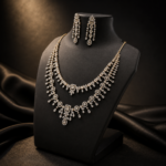 Double Layer AD Necklace Set - Image 5