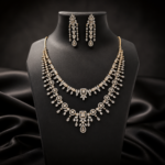 Double Layer AD Necklace Set - Image 4