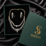 Double Layer AD Necklace Set - Image 3