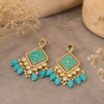 Feroza Pearl Earrings