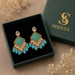 Feroza Pearl Earrings - Image 3